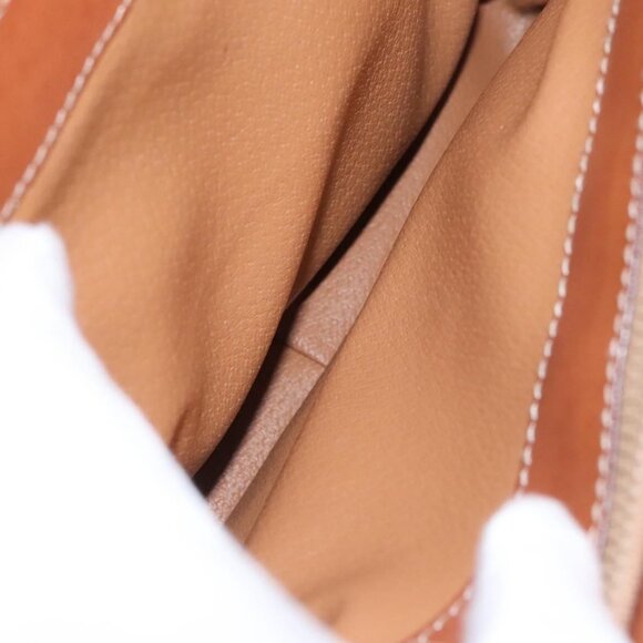 CELINE Macadam Canvas Hand Bag PVC Leather 2way White - Picture 10 of 16